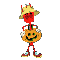 CMRMX halloween comida wings desayuno Sticker