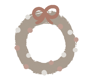 Wreathe Merry Christmas Sticker