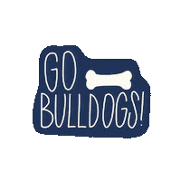 concordianebraska dance university fireworks bulldog Sticker