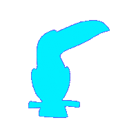 warao cyan marbella venezolano marbs Sticker