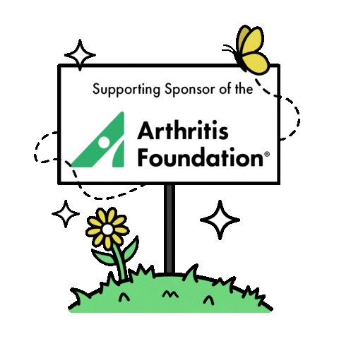 Arthritis Foundation Sticker by Green Roads