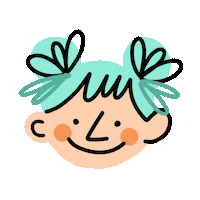 Happy Hair Sticker