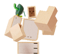 Illustration 3D Sticker by hyundailivart