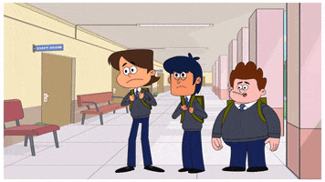 NickIndia cartoon no sad school GIF