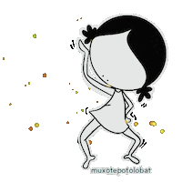 Dance Feliz Sticker by Muxotepotolobat
