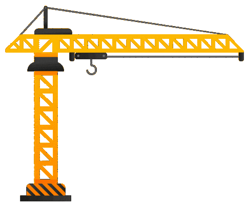Construction Crane Sticker by VOLTUS