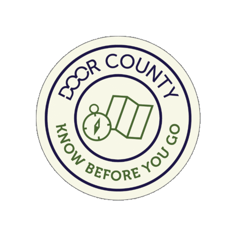 doorcounty wisconsin leave no trace door county know before you go Sticker