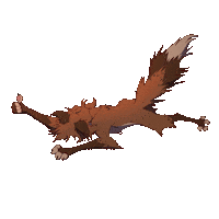 Samahi_art good fox okay sam Sticker