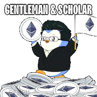 Tom Lee Crypto Sticker by Pudgy Penguins