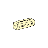 butter baking Sticker by Waitress The Musical