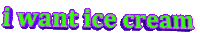 text icecream Sticker