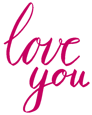 glow love you Sticker by LittlefieldGIF