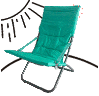 Playa Silla Sticker by Easy Tienda