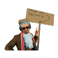 Serious Listen To Me Sticker