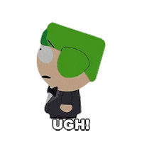 Kyle Broflovski Ugh Sticker by South Park