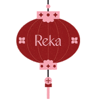 Chinese New Year Lantern Sticker by reka cosmetics