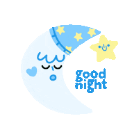 lunadelsur star night tired sleep Sticker