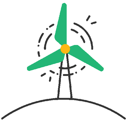 impact_team power action change sustainability Sticker