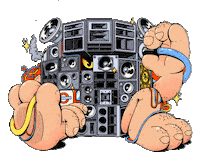 Speakers Singularity Sticker by BIG FAT RAVE