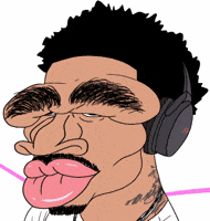 Stare Caricature GIF