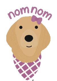 Eat Golden Retriever Sticker