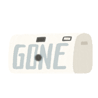 Film Camera Rose Sticker