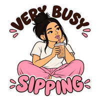 Sipping Iced Coffee Sticker by frijoleras
