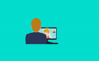 Izispik teacher call prof online learning GIF