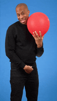 Playing Red Balloon GIF by Bernardson