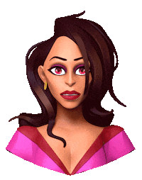 Girl Flirt Sticker