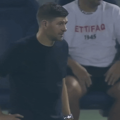 Ettifaq giphyupload football jump disappointed GIF
