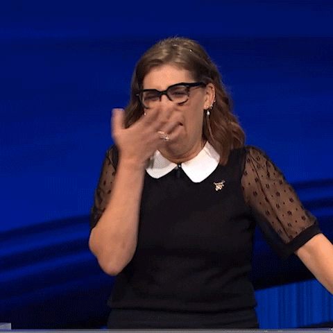 Mayim Bialik Laughing GIF by ABC Network