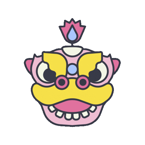 Chinese New Year Dragon Sticker by Icons8