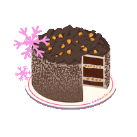Christmas Cake Sticker by caramiaph