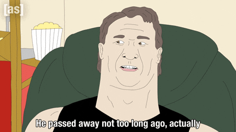 Passed Away Joe Cappa GIF by Adult Swim