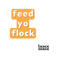 Flock Sticker by getcrackshacked