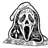 Scary Movie Scream Sticker