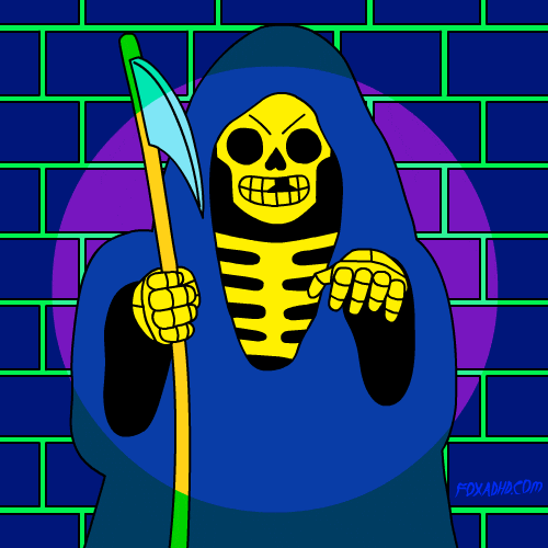 Grim Reaper Fox GIF by Animation Domination High-Def