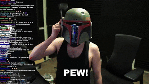 Shooting Star Wars GIF