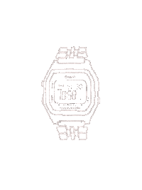 Watch Casio Sticker