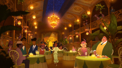Princess And The Frog Eating GIF by Disney Princess