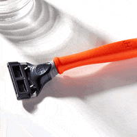 hapostrophe light shadows shaving razor GIF