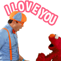 I Love You Hug Sticker by Moonbug