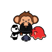 Group Debate Sticker by Chimpers
