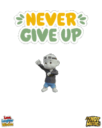 Never Give Up Success Sticker by Zhot Music