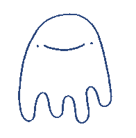 amymariah ghost boo amymariah amymariahdesign Sticker