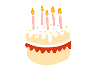 Birthday Cake Celebration Sticker