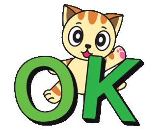 Cat Yes Sticker by JPedicini