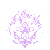 Glow Lotus Flower Sticker