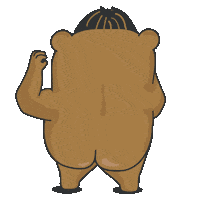 Dance Maludbear Sticker by Dinest